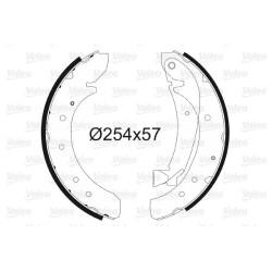 Stabdžių trinkelių komplektas VALEO 562627