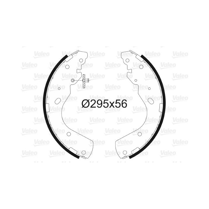 Stabdžių trinkelių komplektas VALEO 564032