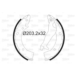 Stabdžių trinkelių komplektas VALEO 564169