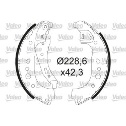 Stabdžių trinkelių komplektas VALEO 564208