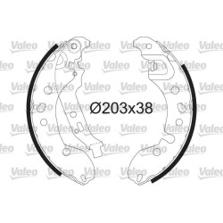 Stabdžių trinkelių komplektas VALEO 564209