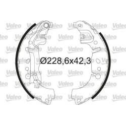 Stabdžių trinkelių komplektas VALEO 564214