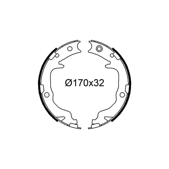 Stabdžių trinkelių komplektas VALEO 564241