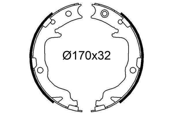 Stabdžių trinkelių komplektas VALEO 564241