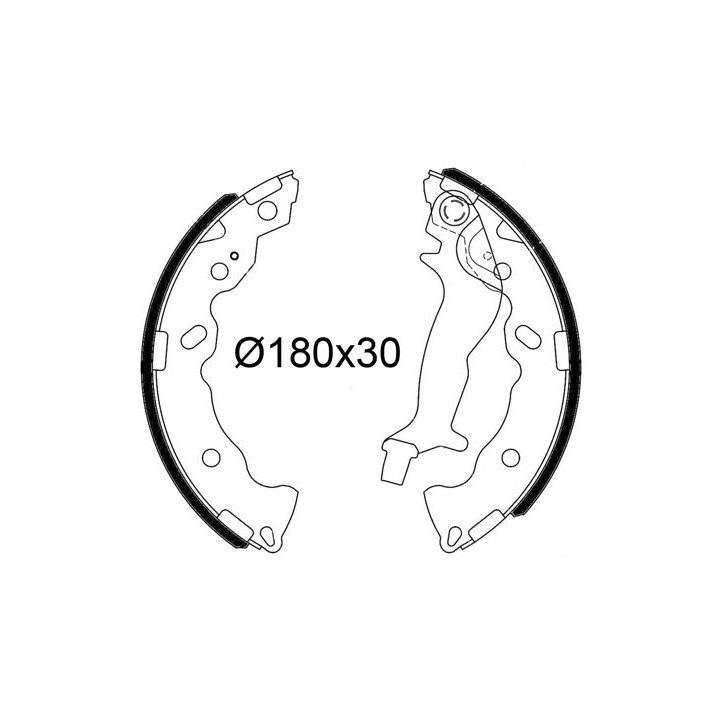 Stabdžių trinkelių komplektas VALEO 564243