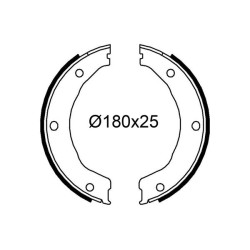 Stabdžių trinkelių komplektas VALEO 564247