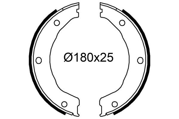 Stabdžių trinkelių komplektas VALEO 564247