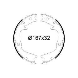 Stabdžių trinkelių komplektas VALEO 564248