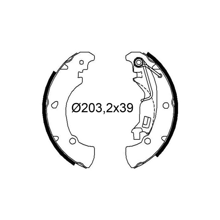 Stabdžių trinkelių komplektas VALEO 564250