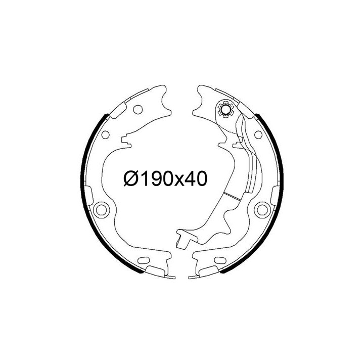 Stabdžių trinkelių komplektas VALEO 564255