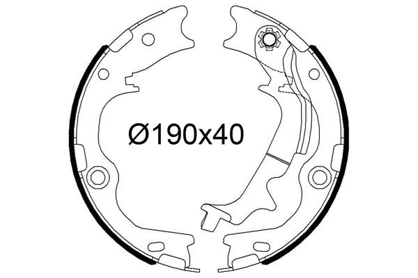 Stabdžių trinkelių komplektas VALEO 564255