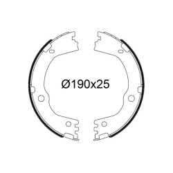 Stabdžių trinkelių komplektas VALEO 564259