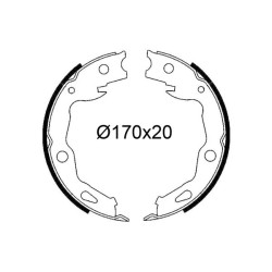 Stabdžių trinkelių komplektas VALEO 564261