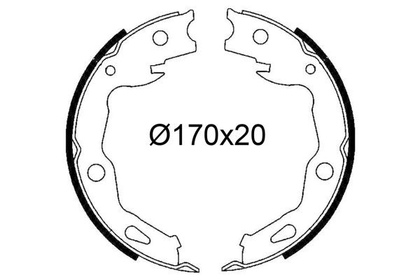 Stabdžių trinkelių komplektas VALEO 564261