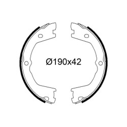 Stabdžių trinkelių komplektas VALEO 564262