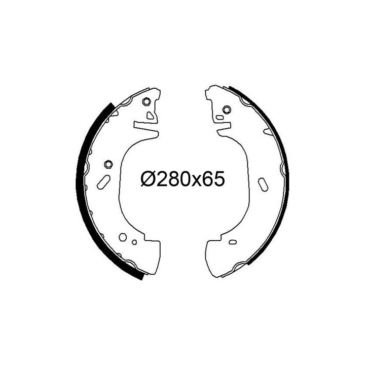 Stabdžių trinkelių komplektas VALEO 564268