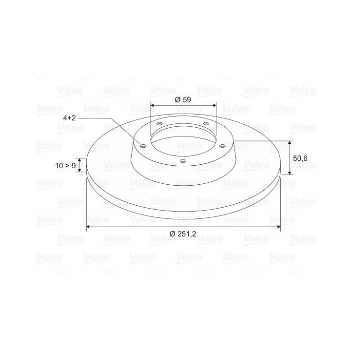 Stabdžių diskas VALEO 186146