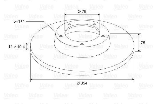 Stabdžių diskas VALEO 197017