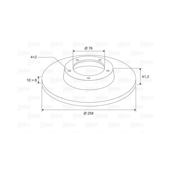 Stabdžių diskas VALEO 197527