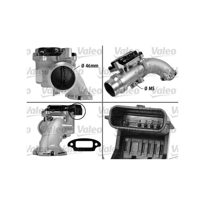 Droselio korpusas VALEO 700429