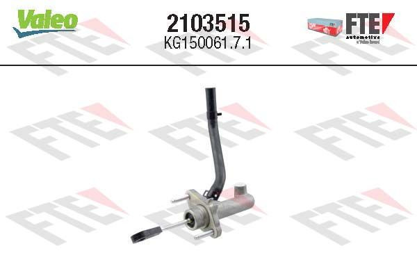 Pagrindinis cilindras, sankaba VALEO 2103515