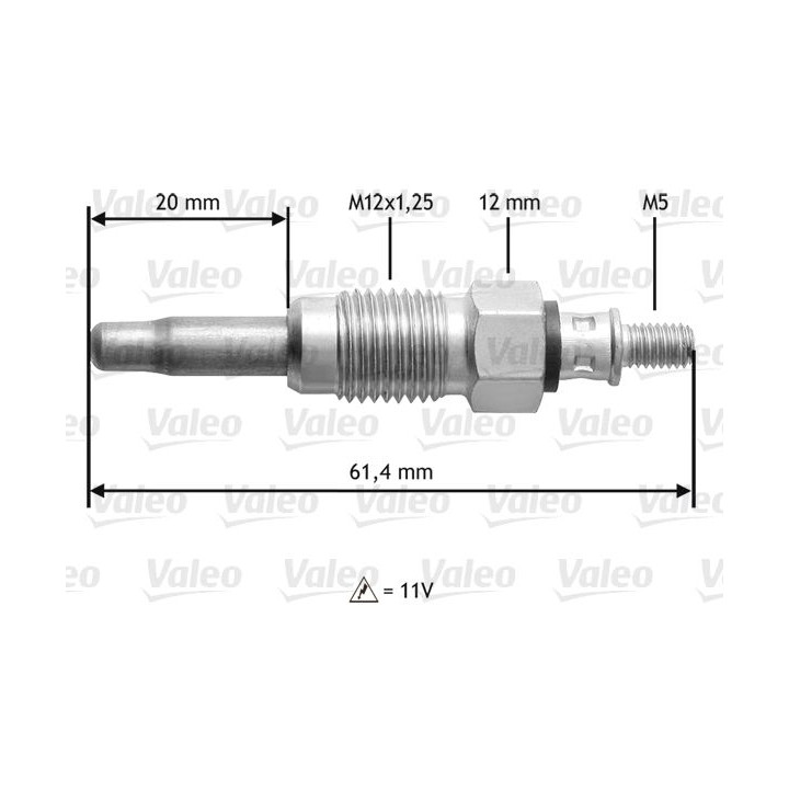 Kaitinimo žvakė VALEO 345108