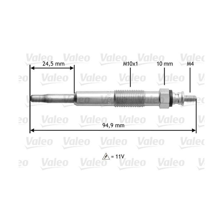 Kaitinimo žvakė VALEO 345110