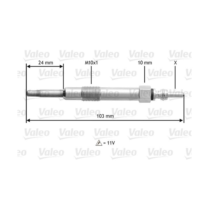 Kaitinimo žvakė VALEO 345114