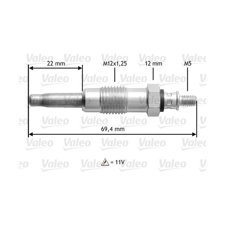 Kaitinimo žvakė VALEO 345116