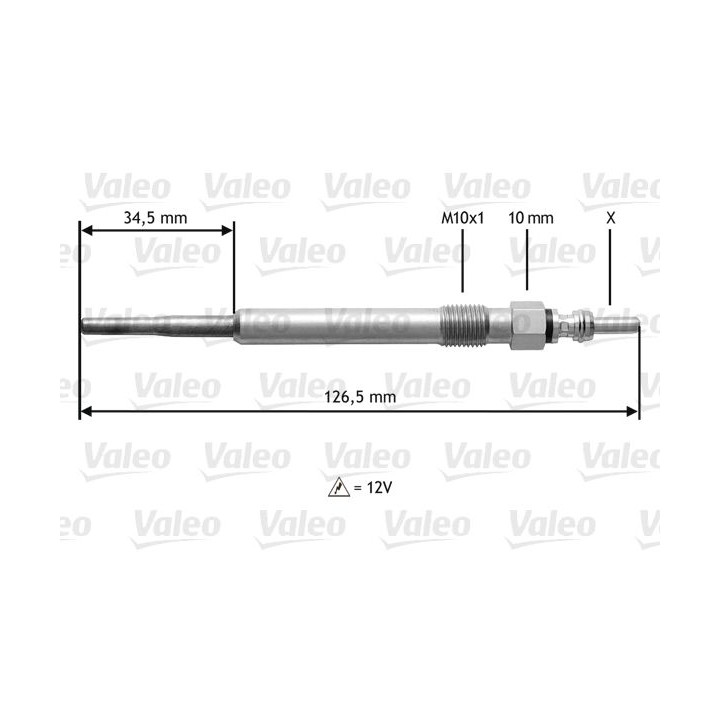 Kaitinimo žvakė VALEO 345122