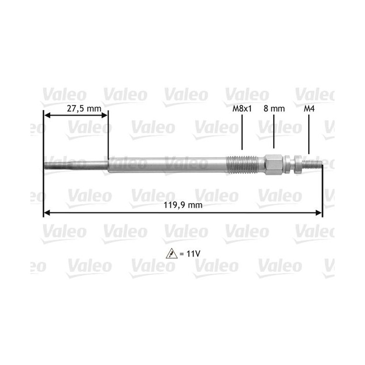 Kaitinimo žvakė VALEO 345123