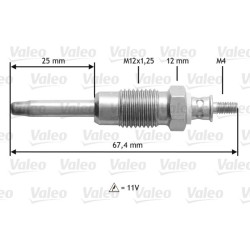 Kaitinimo žvakė VALEO 345124