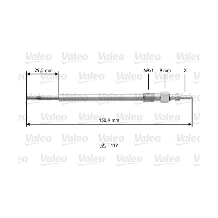 Kaitinimo žvakė VALEO 345131