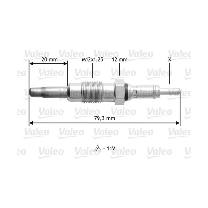 Kaitinimo žvakė VALEO 345137