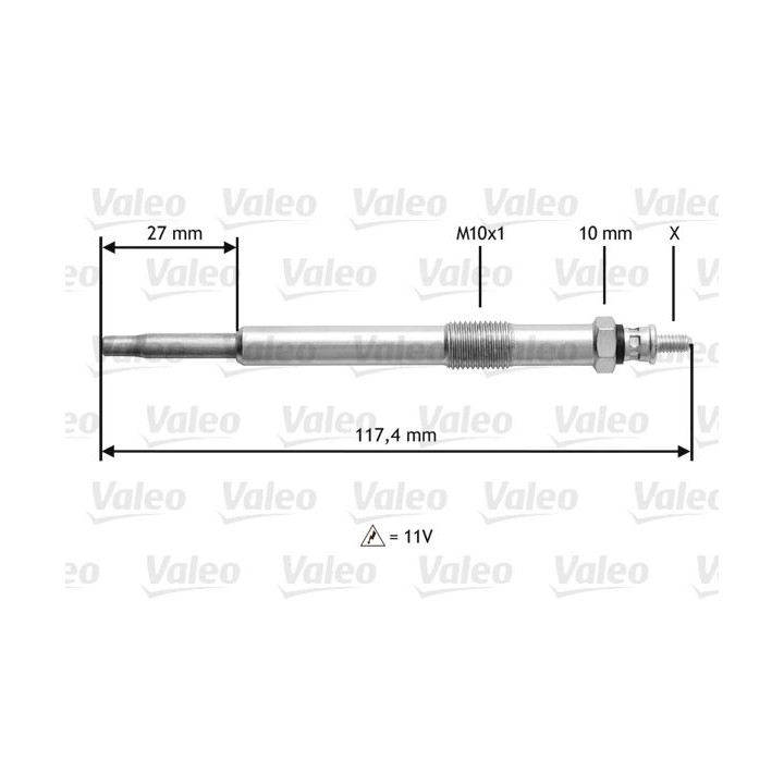 Kaitinimo žvakė VALEO 345143