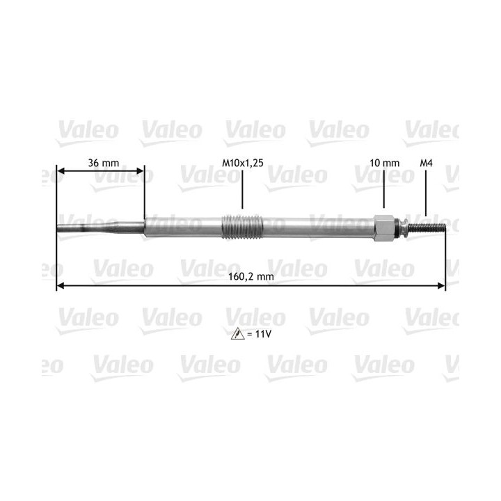 Kaitinimo žvakė VALEO 345144