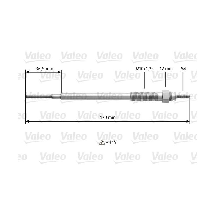 Kaitinimo žvakė VALEO 345154