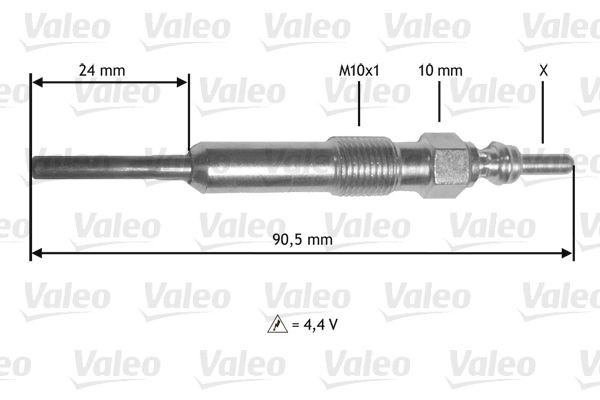 Kaitinimo žvakė VALEO 345172
