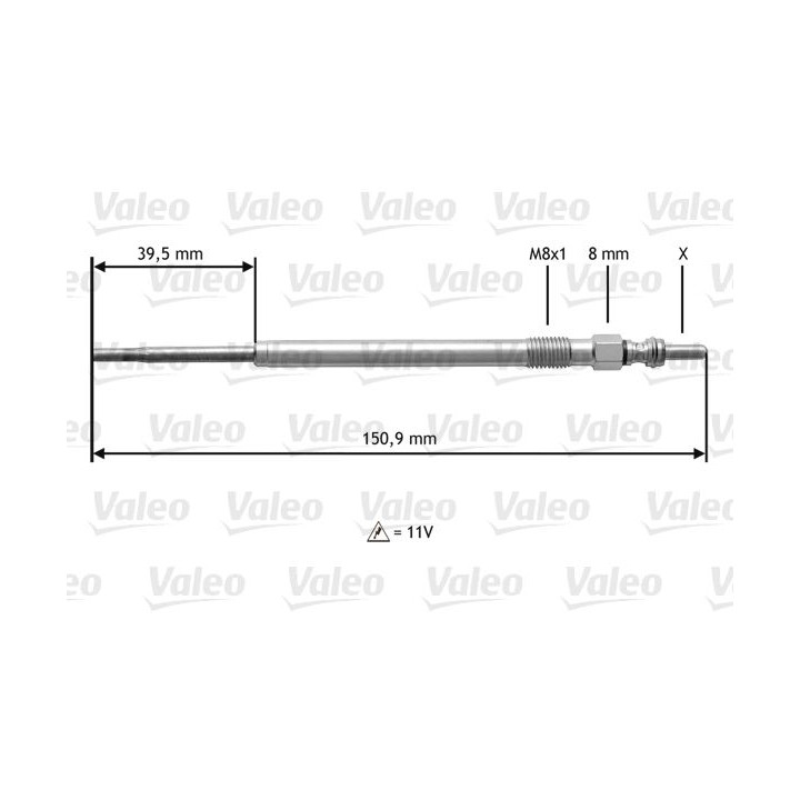 Kaitinimo žvakė VALEO 345174