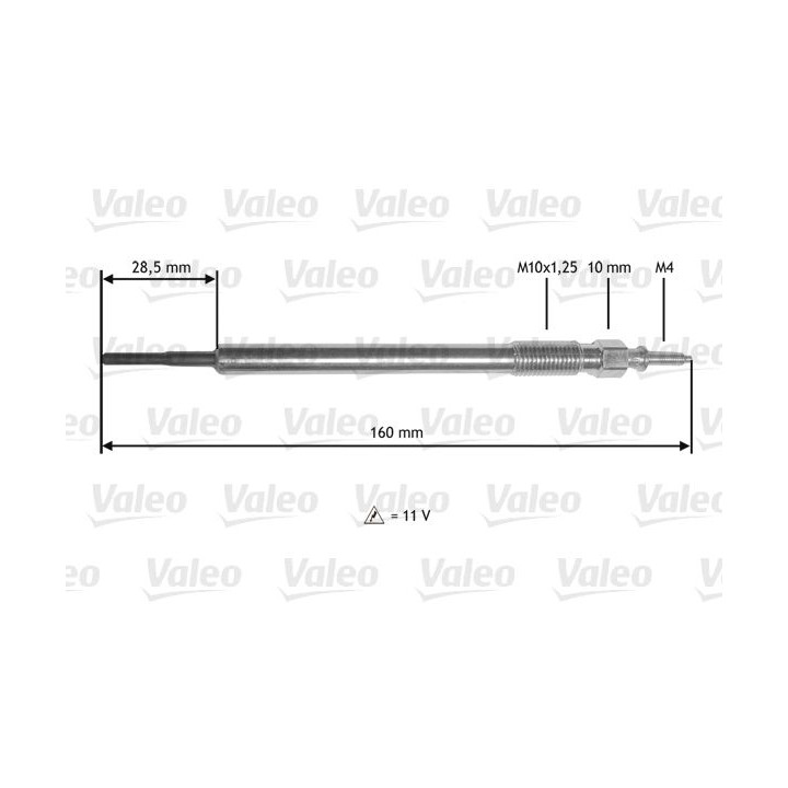 Kaitinimo žvakė VALEO 345177