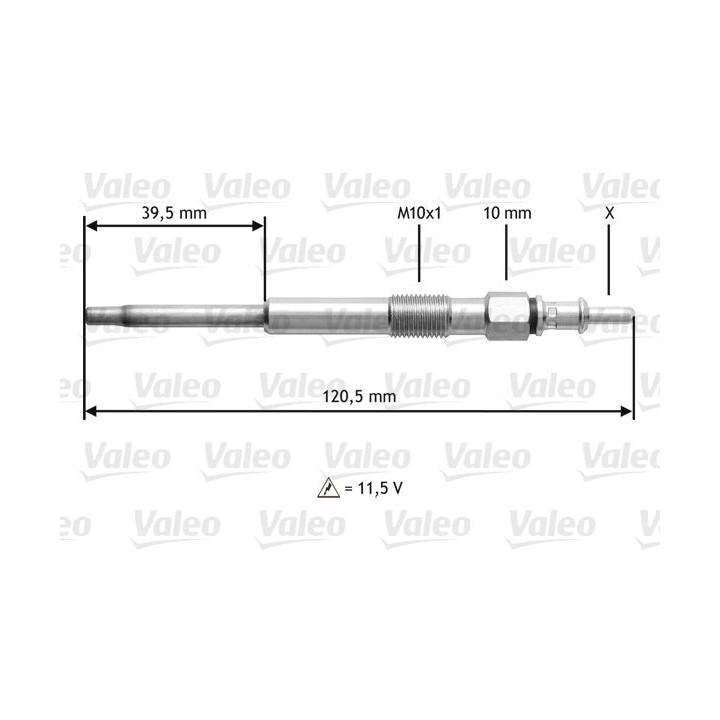 Kaitinimo žvakė VALEO 345194