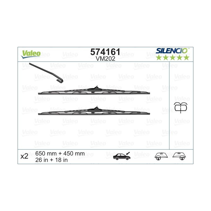 Valytuvai VALEO 574161