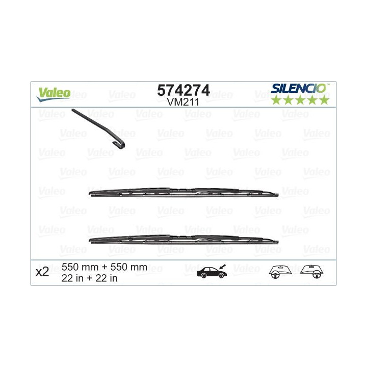 Valytuvai VALEO 574274