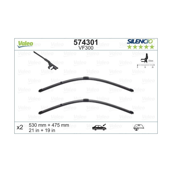 Valytuvai VALEO 574301