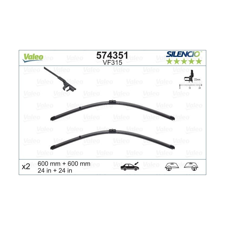 Valytuvai VALEO 574351