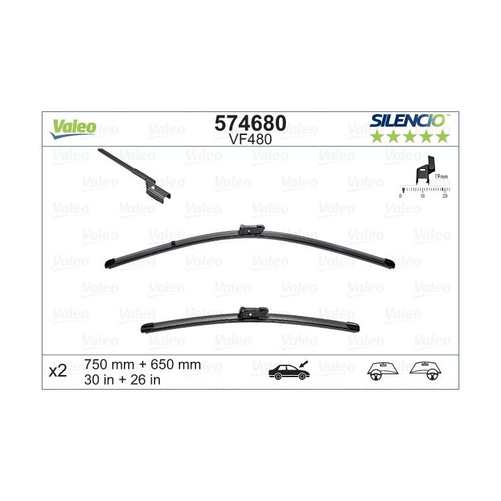 Valytuvai VALEO 574680