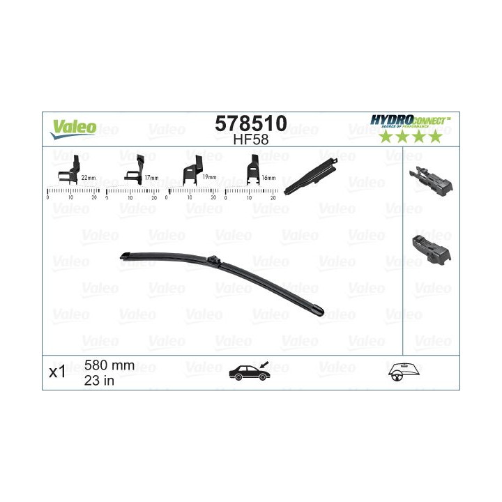 Valytuvai VALEO 578510