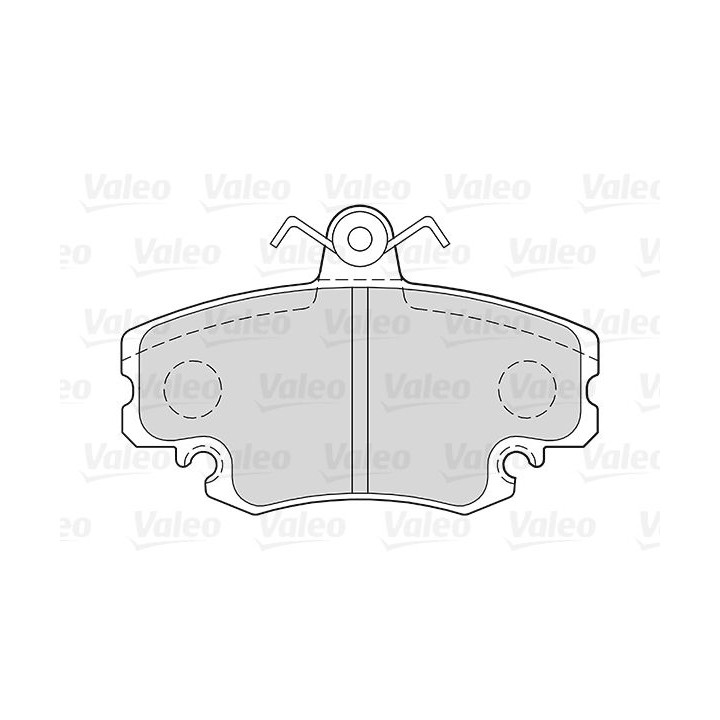 Stabdžių trinkelių rinkinys, diskinis stabdys VALEO 301002