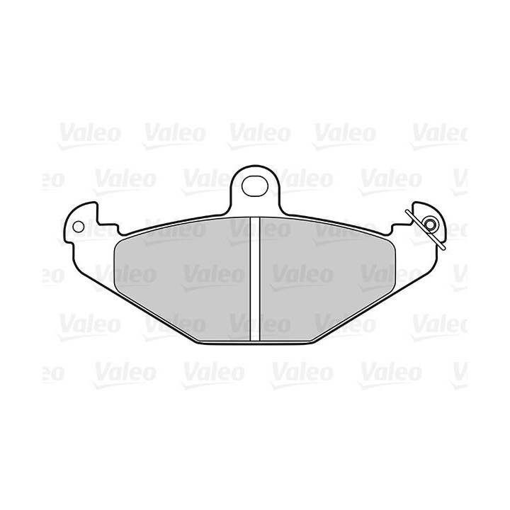 Stabdžių trinkelių rinkinys, diskinis stabdys VALEO 301007