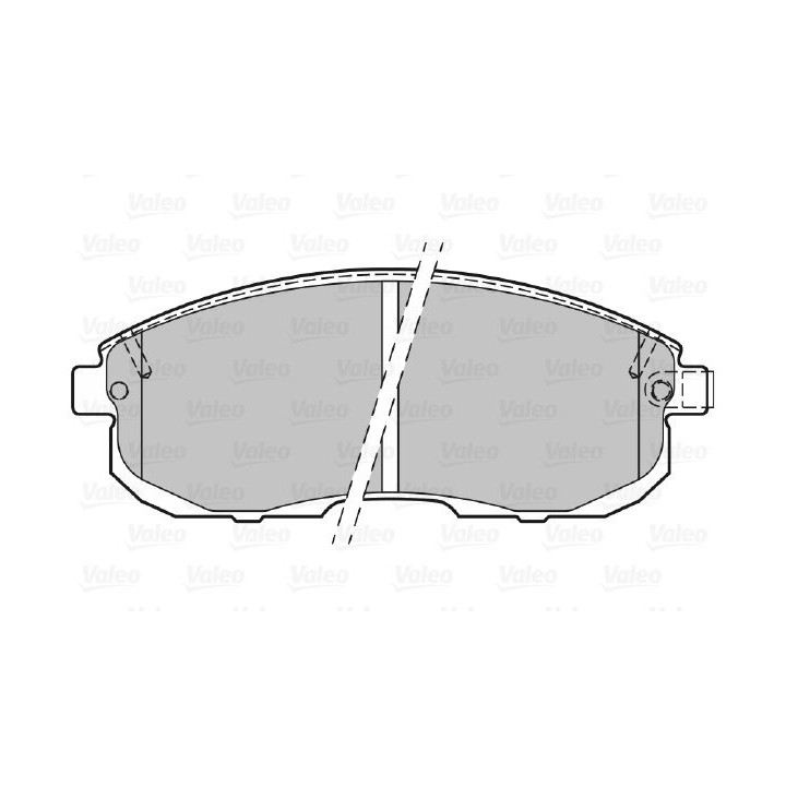 Stabdžių trinkelių rinkinys, diskinis stabdys VALEO 301011